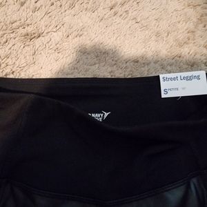 Faux leather leggings